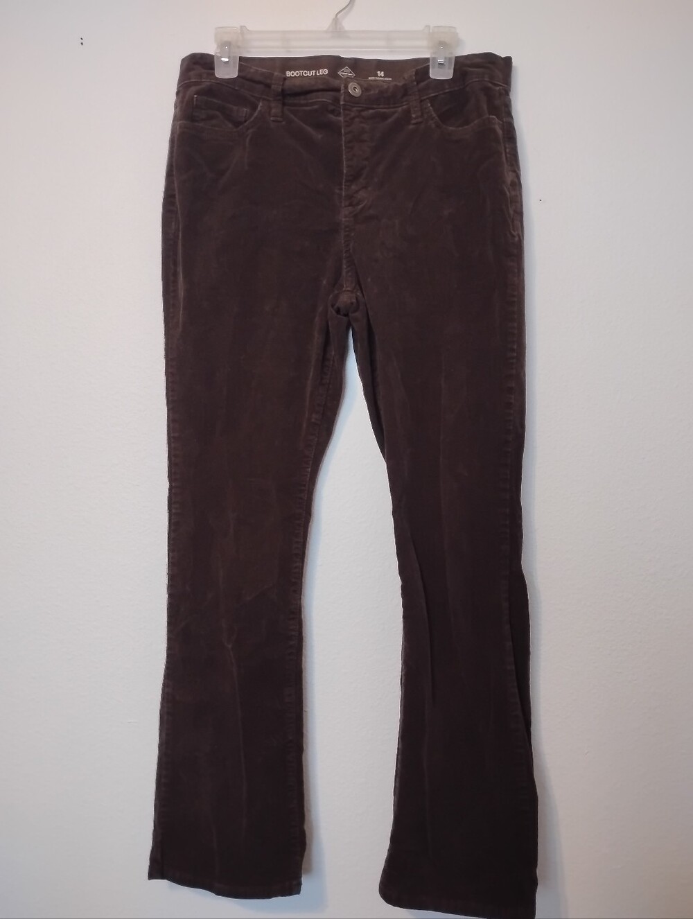St John's Bay Brown Bootcut Courdory Jeans